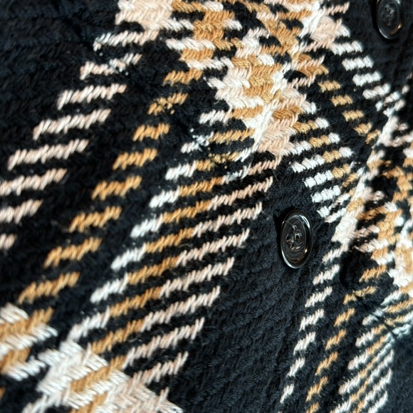 🎯Outerknown Cloud Weave Shirt Jacket Salt Cabin Plaid Size XS - Picture 6 of 16